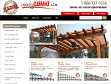 Tablet Screenshot of catalogclearance.com
